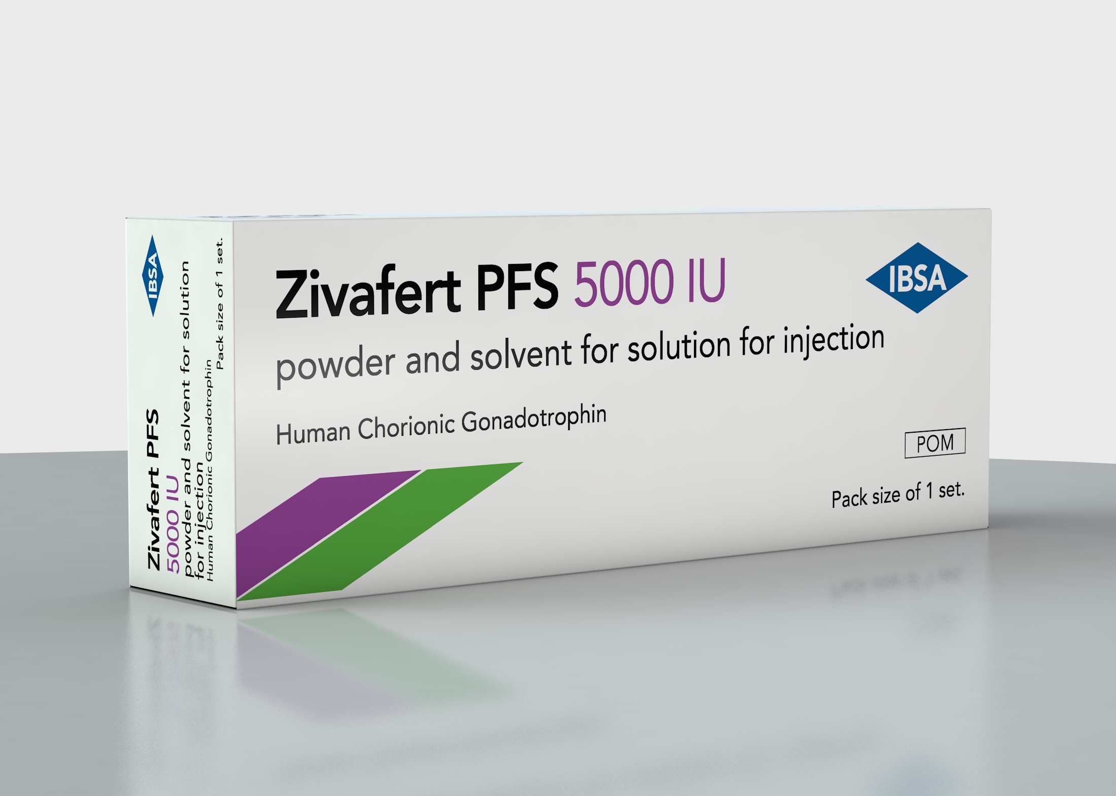 The Zivafert 5000 IU product pack on a light background